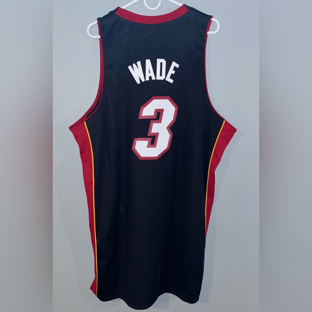 Dwyane Wade #3 Miami Heat Authentic adidas NBA Throwback Basketball Jersey